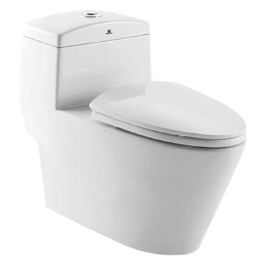 噴射虹吸雙按連體坐便器LD77211