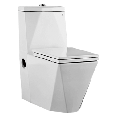 噴射虹吸雙按連體坐便器LD77255